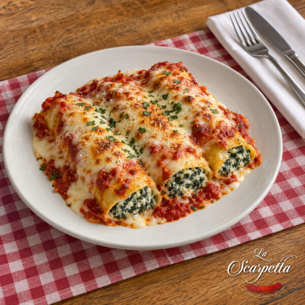 CANELLONES RICOTTA & SPINACI
